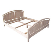 Lit en bois massif - Style asiatique