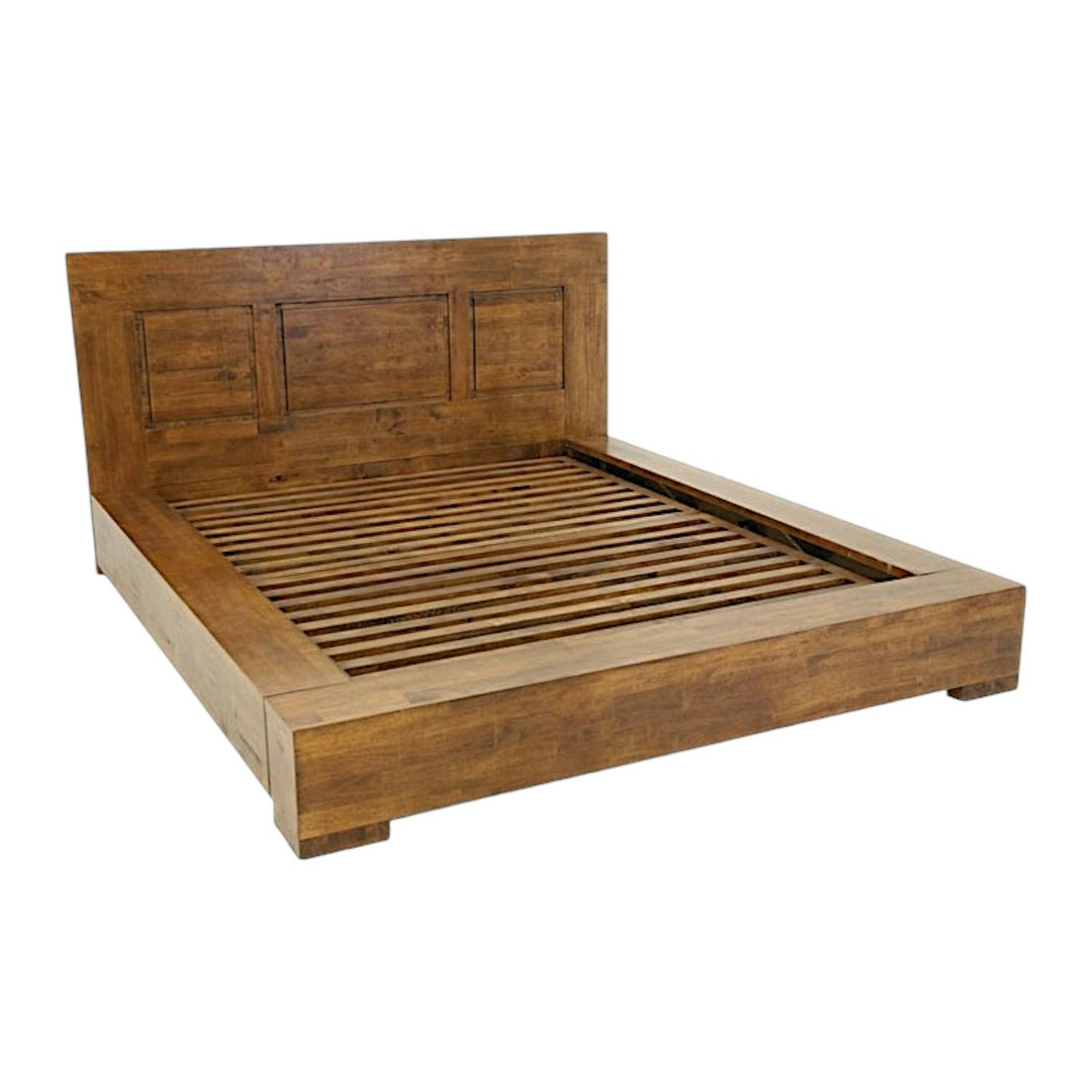 Lit en Bois Massif - Style moderne