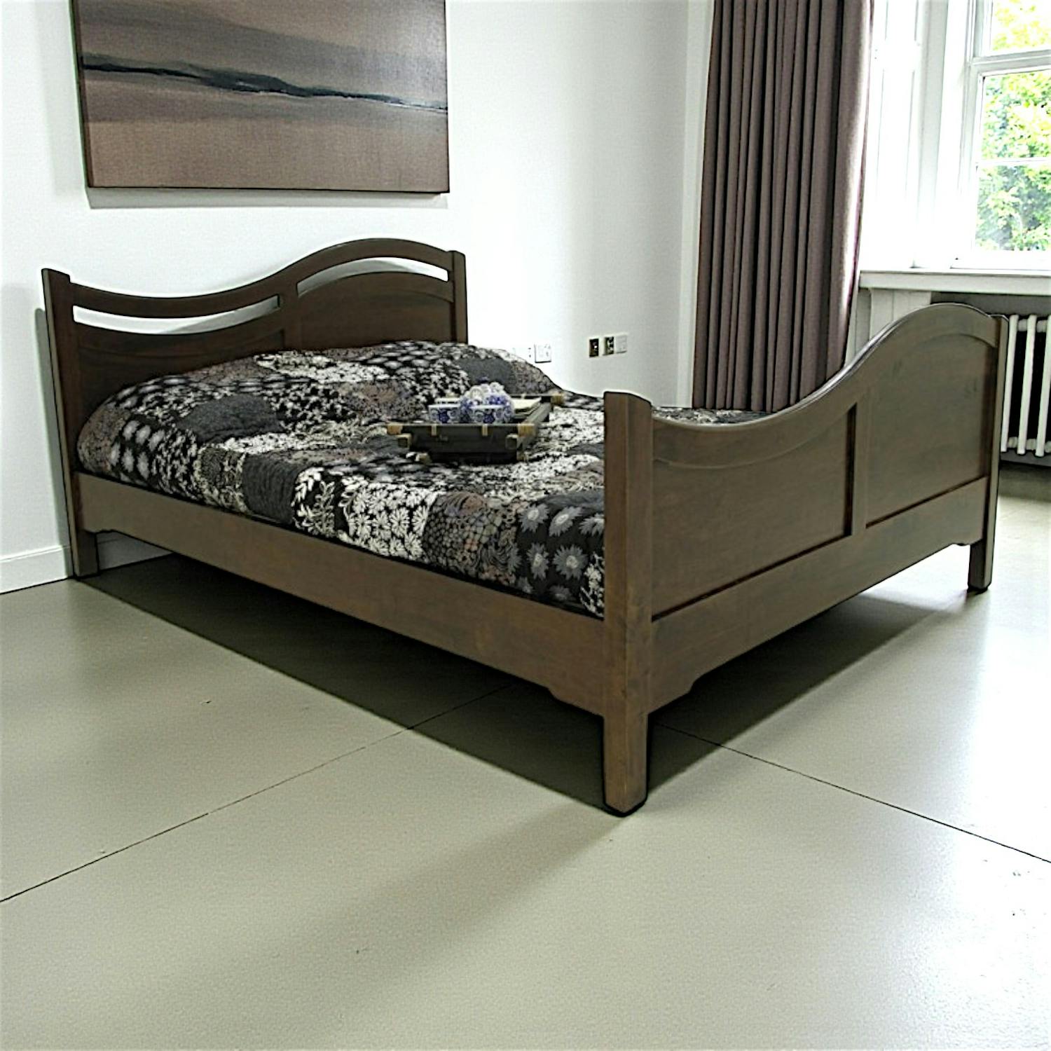Lit en bois massif - Style asiatique
