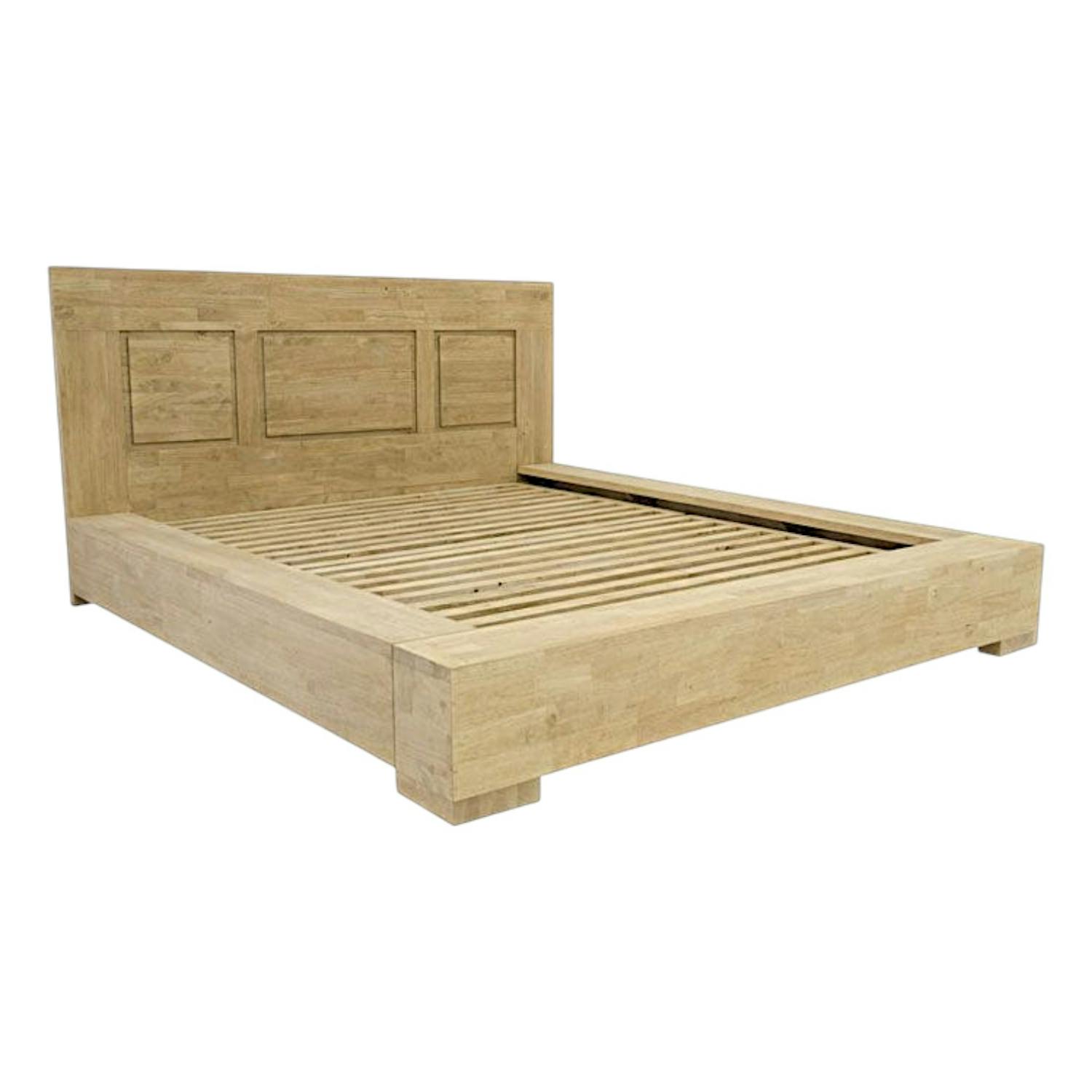 Lit hévéa couchage 160cm OLGA