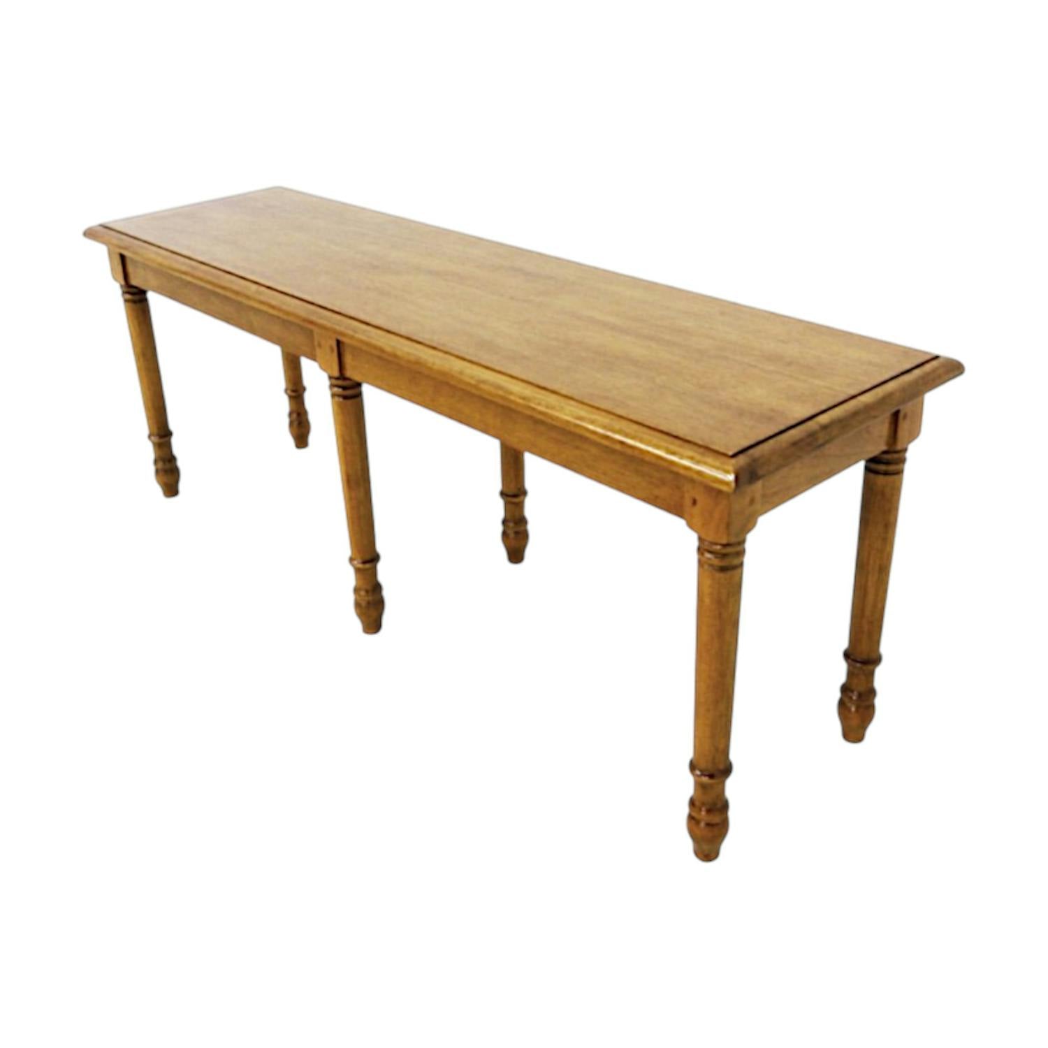 Lot de 2 bancs Hévéa 120x35x45cm TRADITION