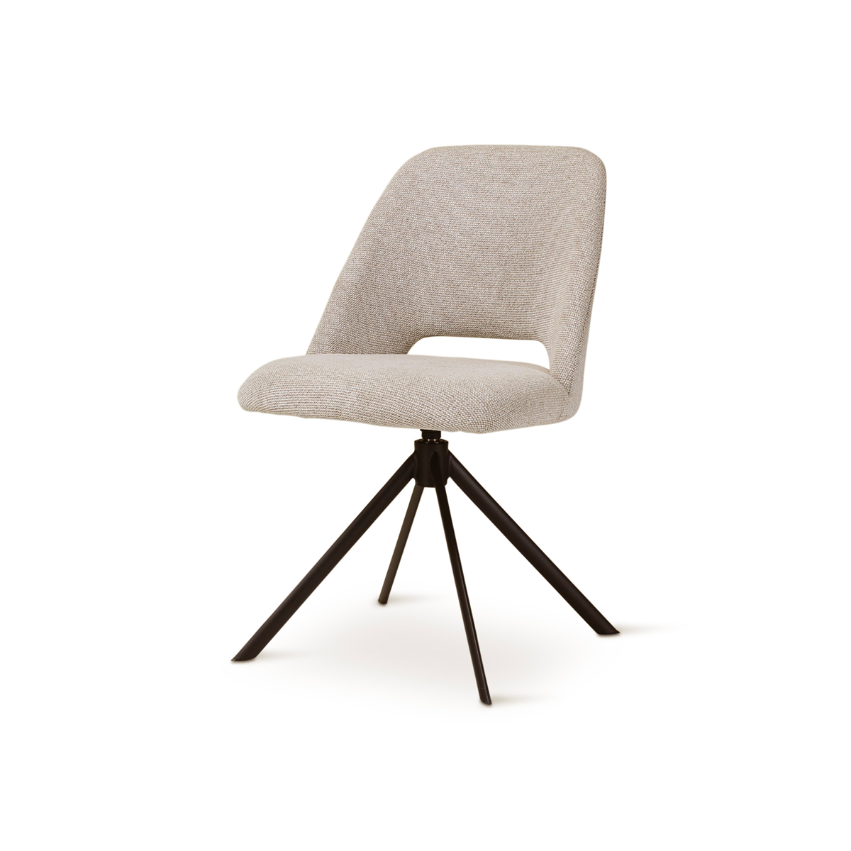 302 2363 Lot De 2 Chaises En Tissu Chine Omis Avec Pied Pivotant Metal.Html – Natural – Taille standard