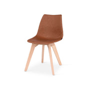 180 1834 Lot De 2 Chaises Hapy Avec Pieds Bois.Html – Dark Cognac DC – Taille standard