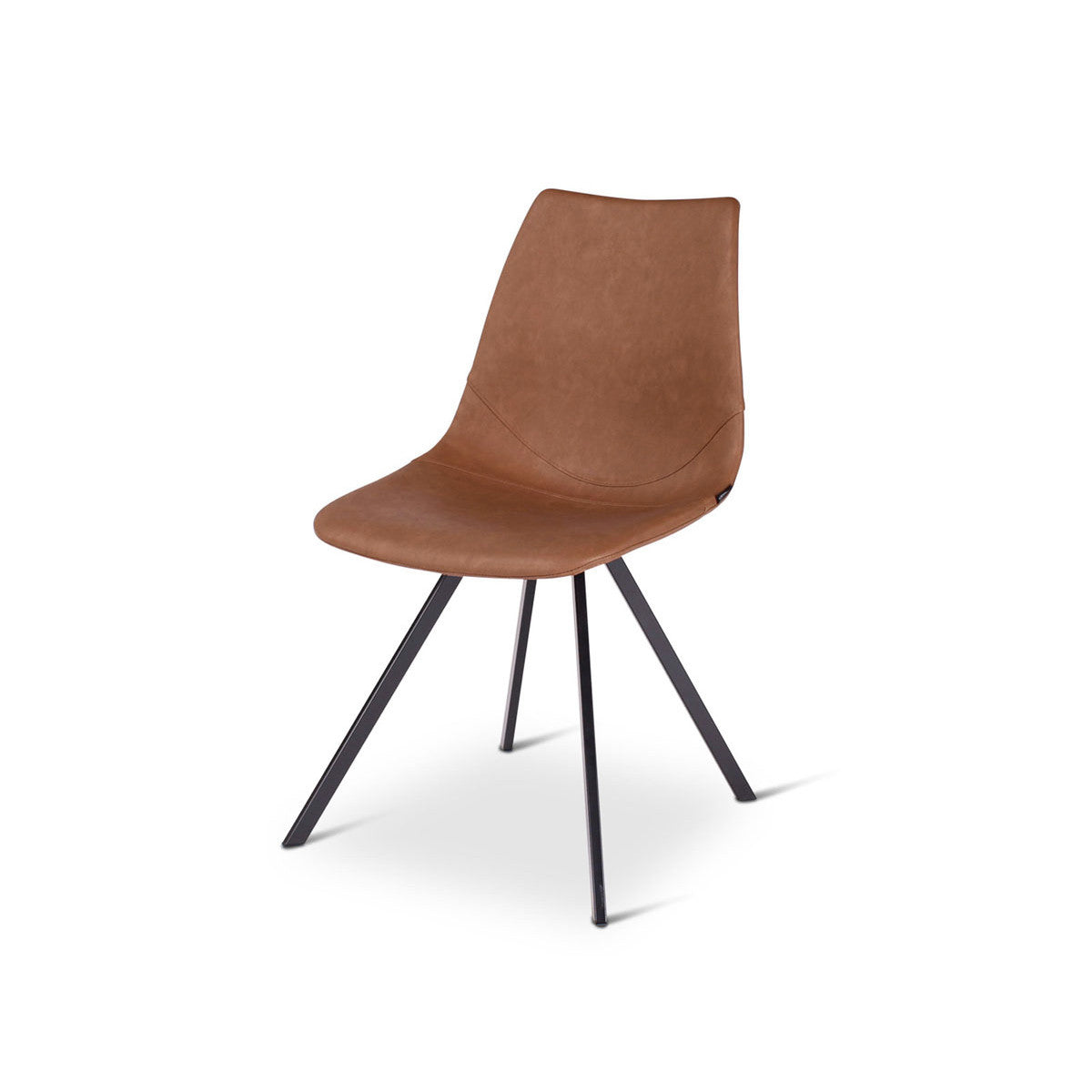 179 1259 Lot De 2 Chaises Hapy Avec Pieds En Metal.Html – Dark Cognac DC – Taille standard