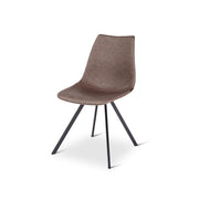 179 1259 Lot De 2 Chaises Hapy Avec Pieds En Metal.Html – Dark Mokka DM – Taille standard