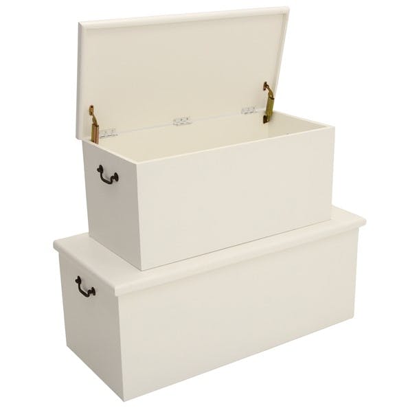 Coffre en bois massif - Style traditionnel