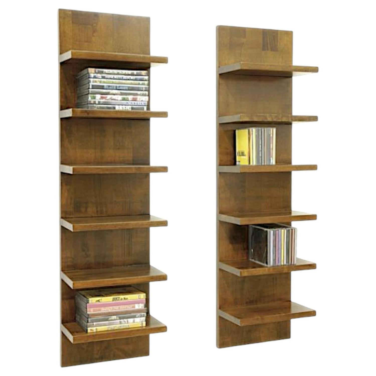 Etagère murale en bois massif - Style traditionnel