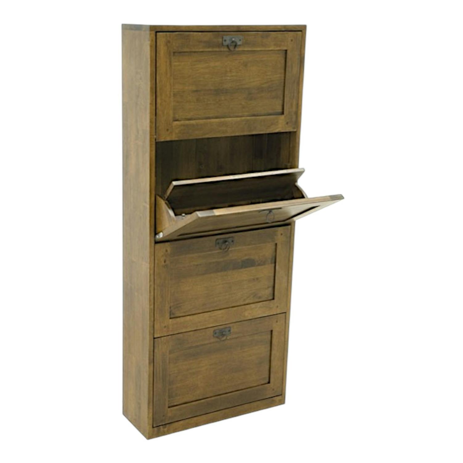 Vestiaire en bois massif - Style traditionnel