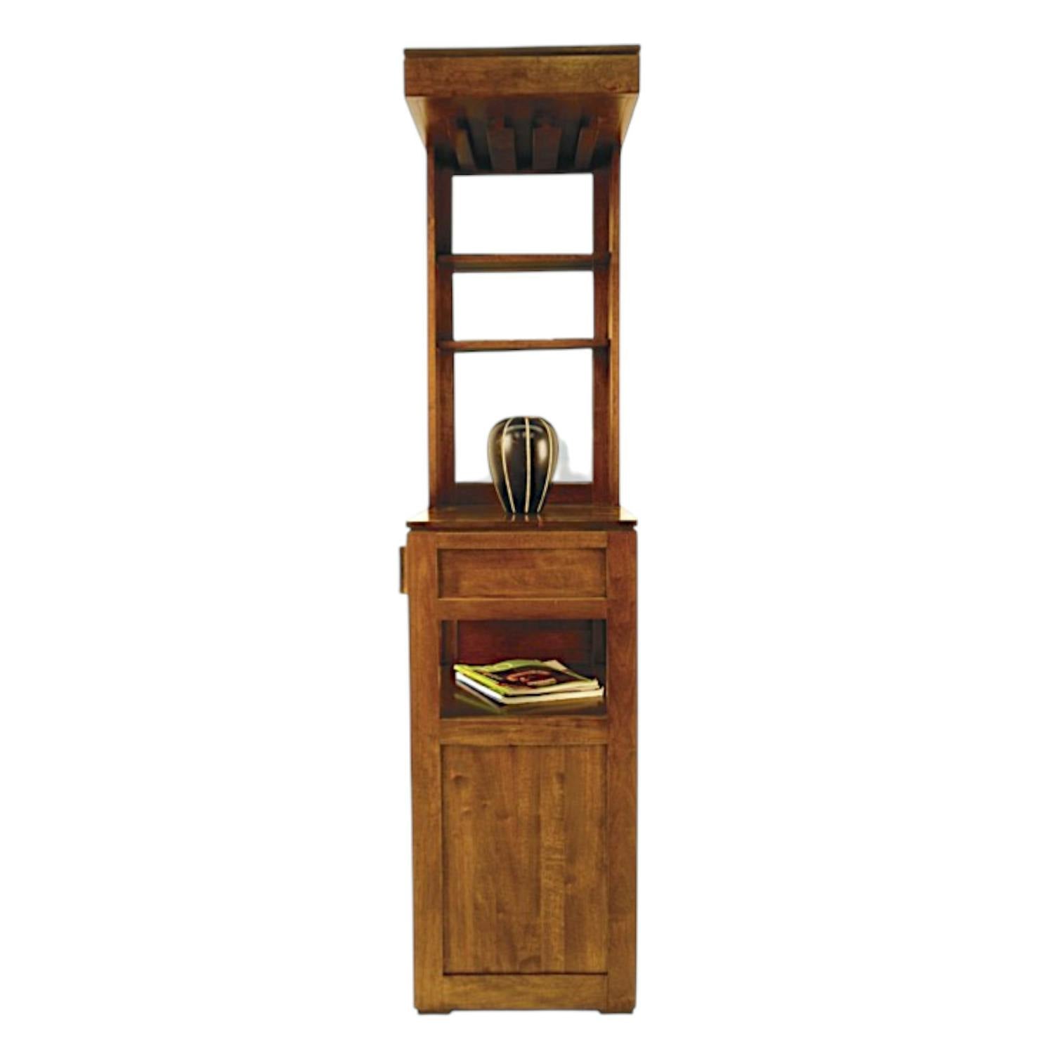Meuble bar en bois massif - Style moderne