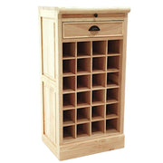 Meuble bar en bois massif - Style traditionnel