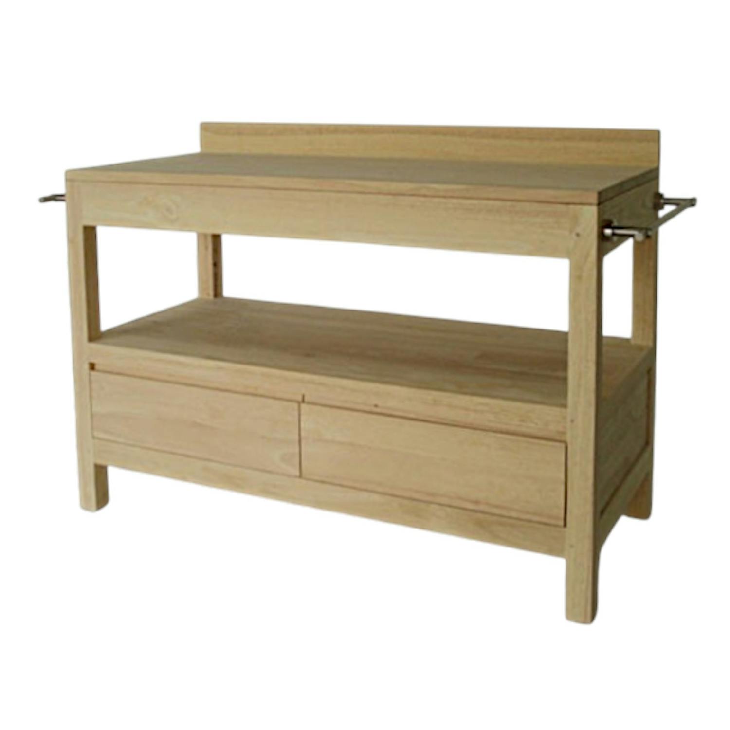 Meuble bas 2T salle de bain 120cm OLGA
