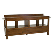 Rangements salle de bain en bois massif - Style moderne