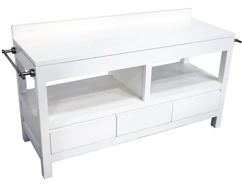 Rangements salle de bain Bois Massif - Style moderne