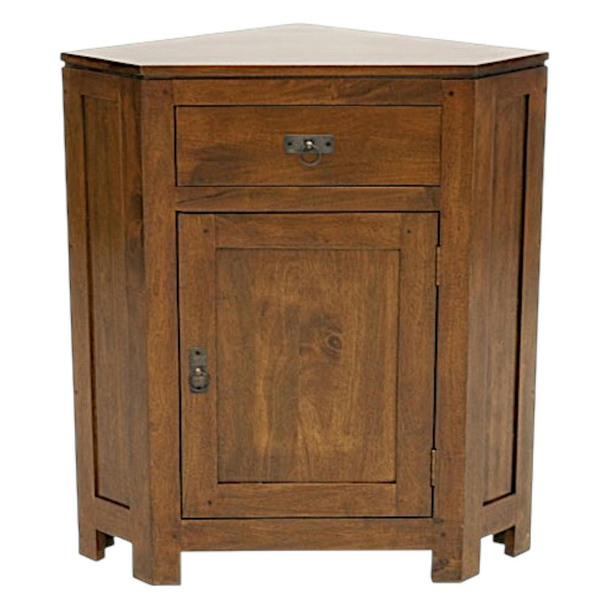 Meuble d'angle en bois massif - Style élégant