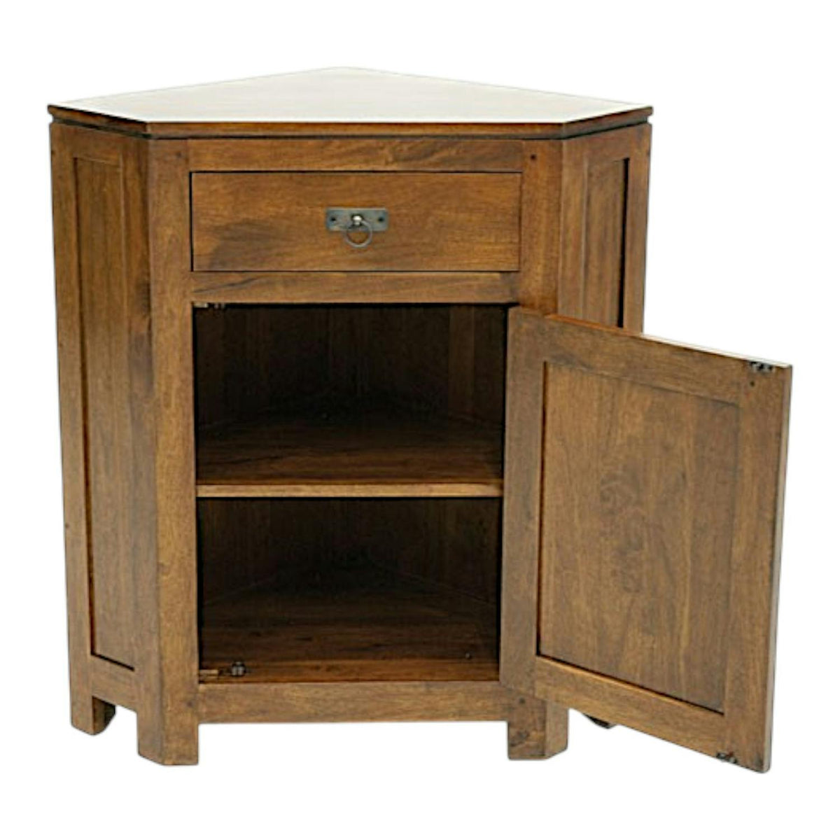 Meuble d'angle hévéa 88CM HELENA