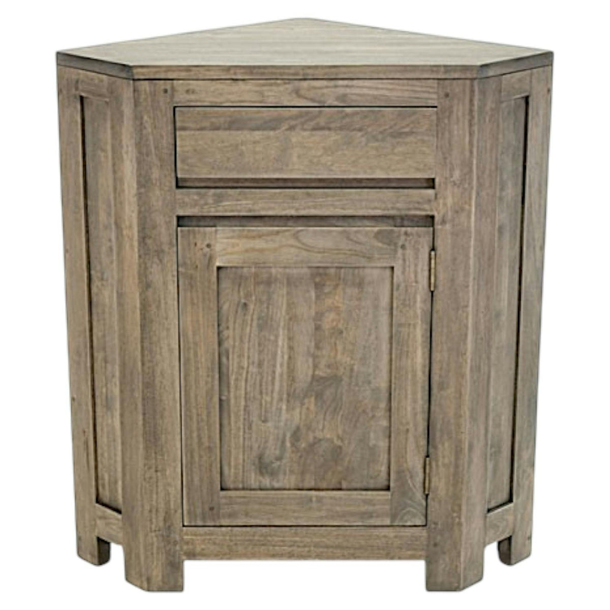 Meuble d'angle hévéa 88cm OLGA
