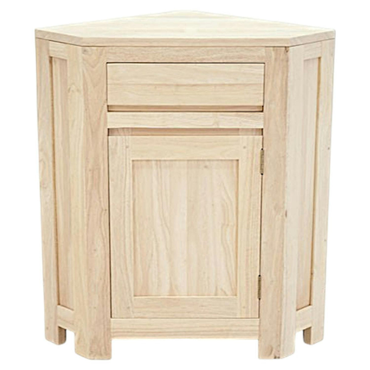 Meuble d'angle hévéa 88cm OLGA