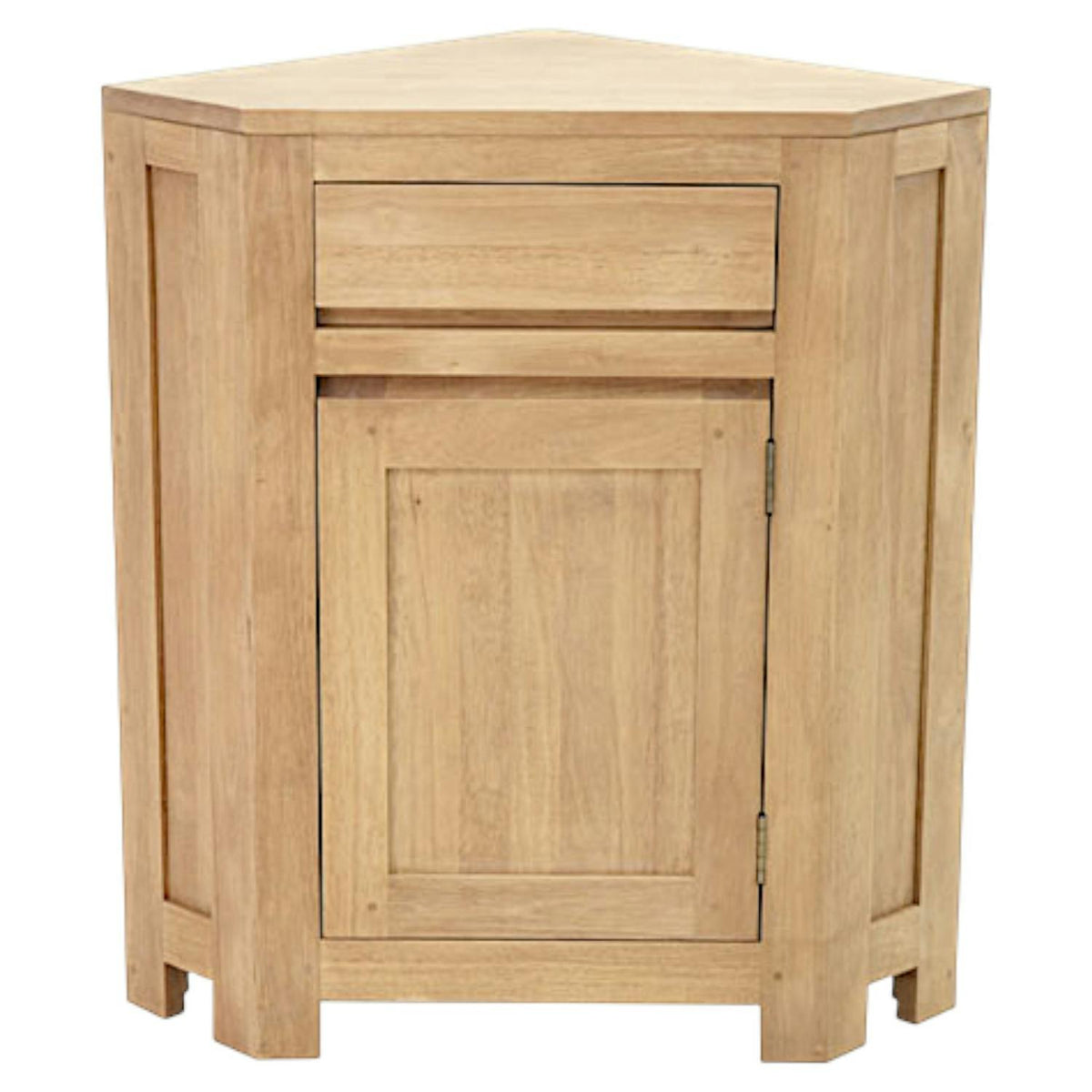 Meuble d'angle hévéa 88cm OLGA