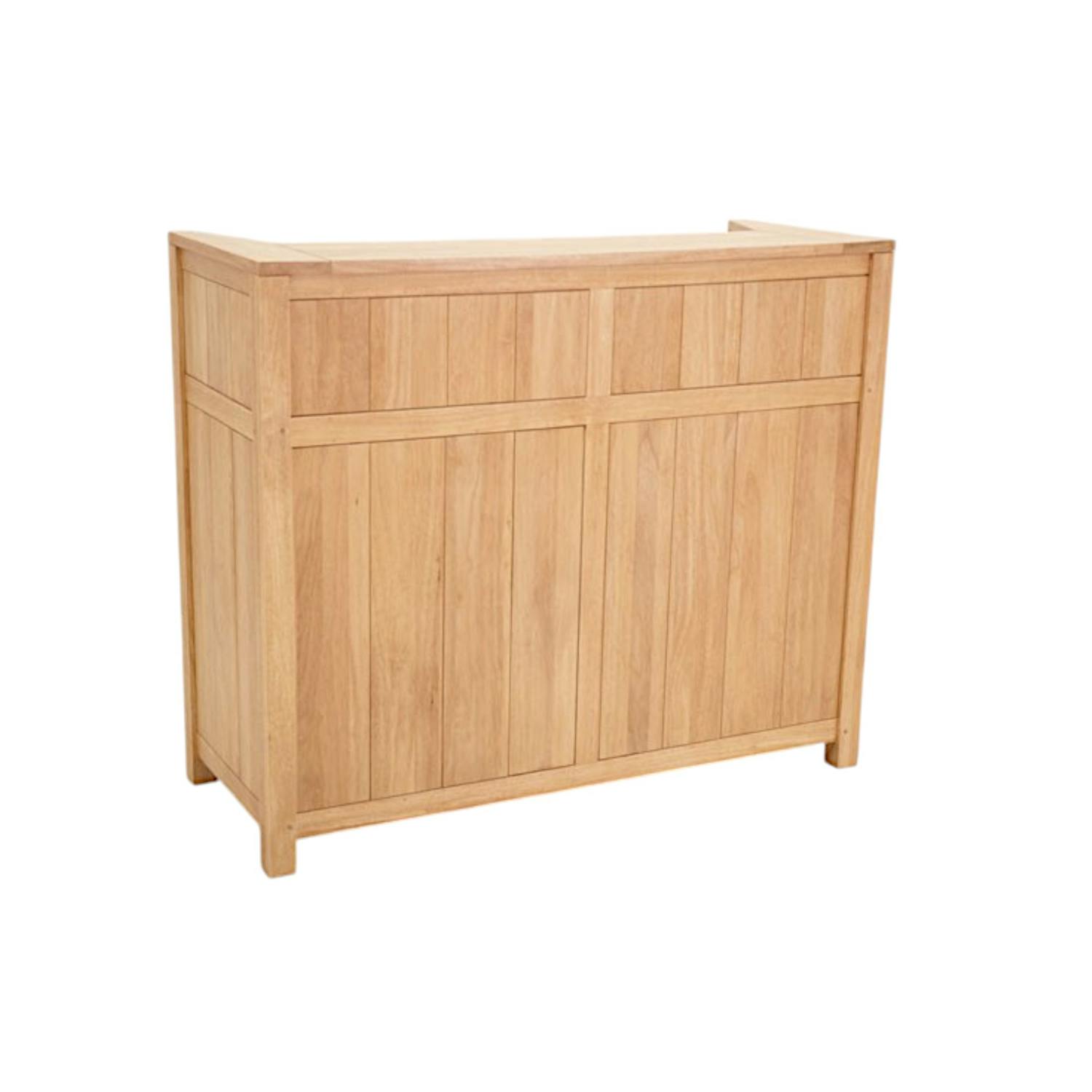Meuble bar en bois massif - Style moderne