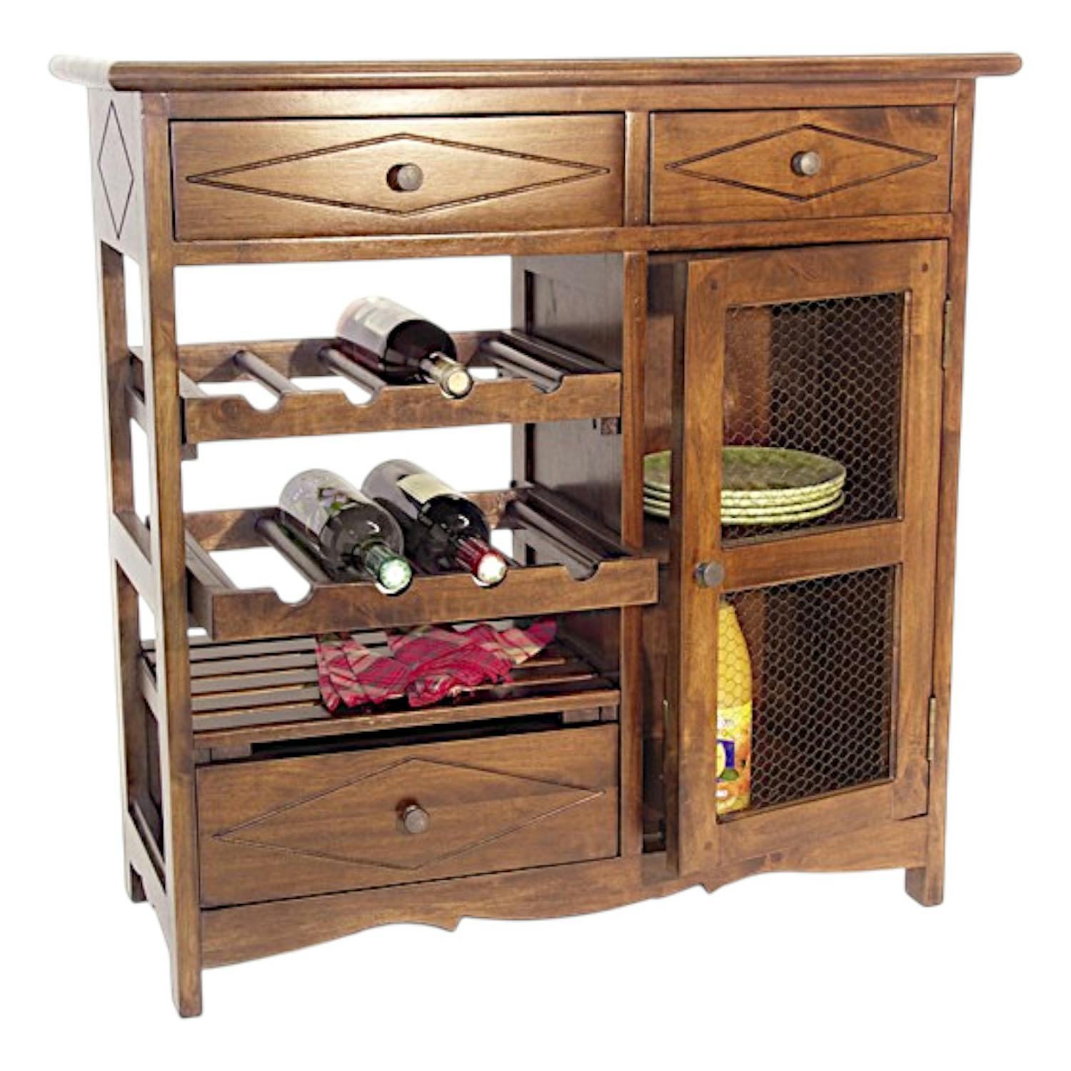 Rangement cuisine en bois massif - Style traditionnel