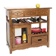 Rangement cuisine en bois massif - Style traditionnel