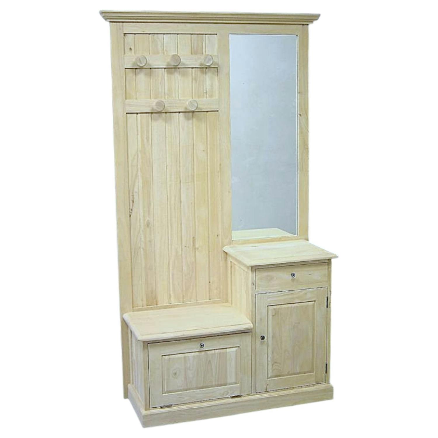 Vestiaire en bois massif - Style élégant