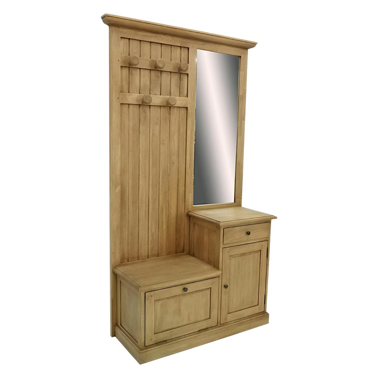 Meuble d'entrée vestiaire TRADITION 2P 1T 190 cm