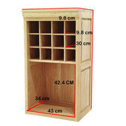 Meuble bar en Bois Massif - Style traditionnel
