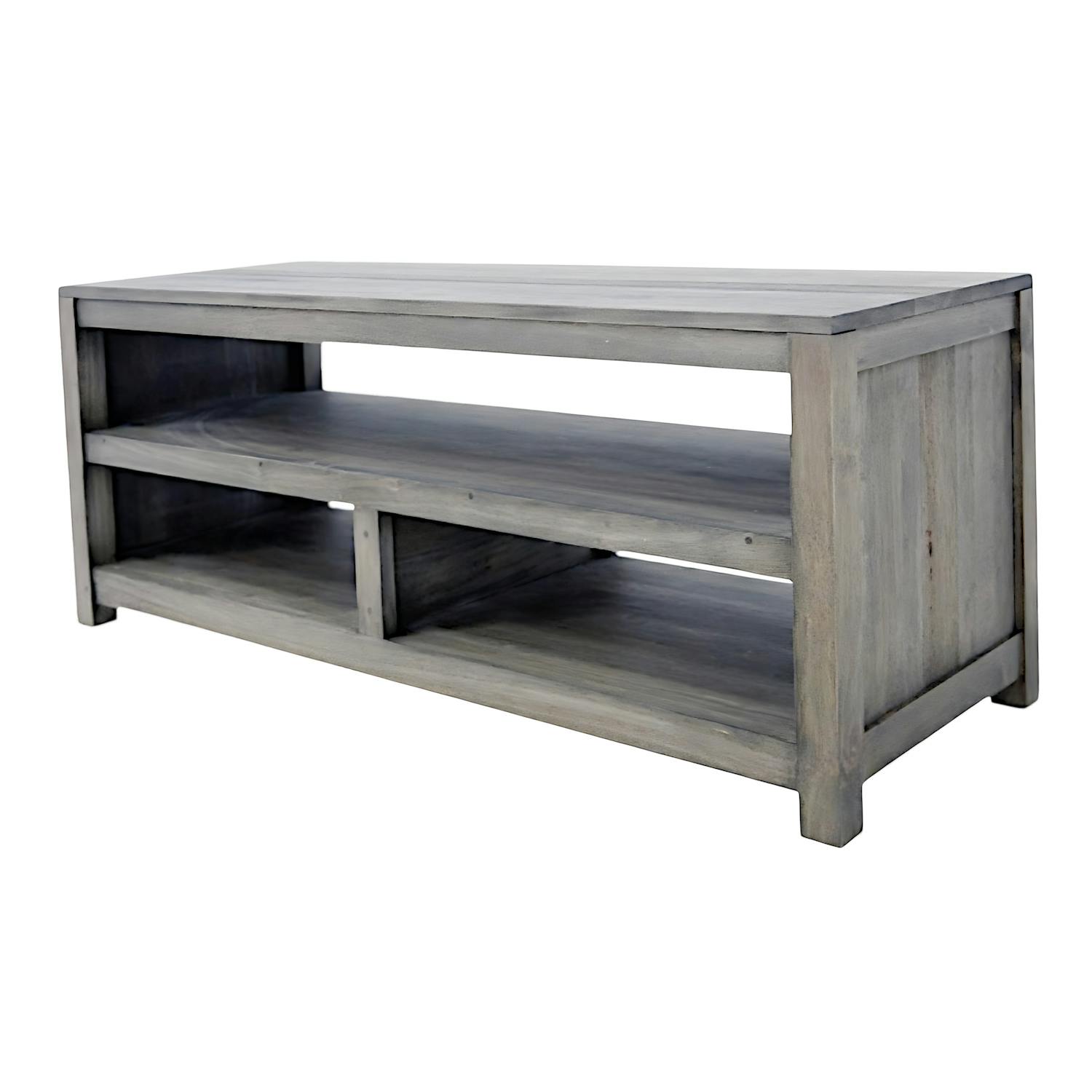 Meuble TV 3 niches hévéa 120cm GALA