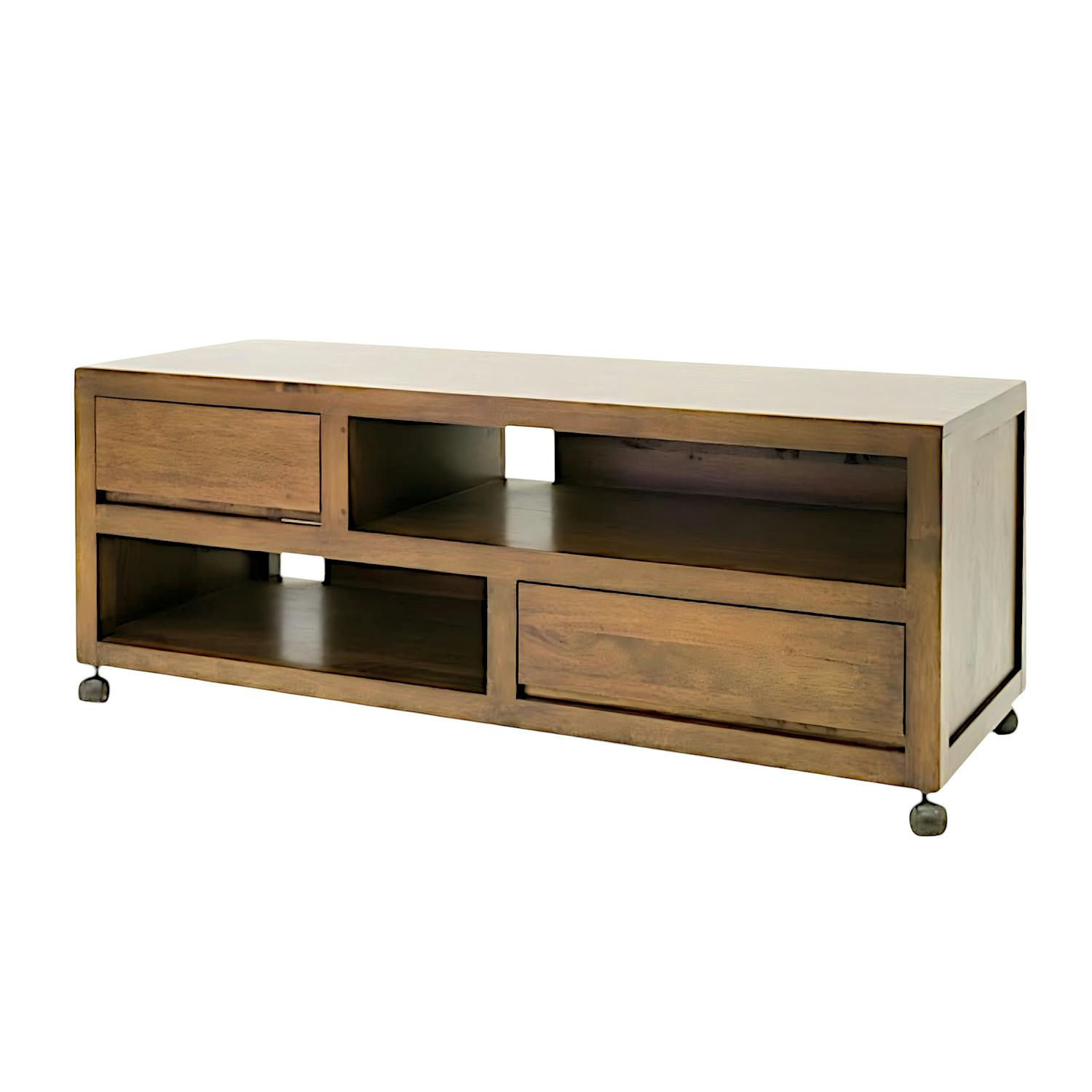 Meuble TV en bois massif - Style moderne