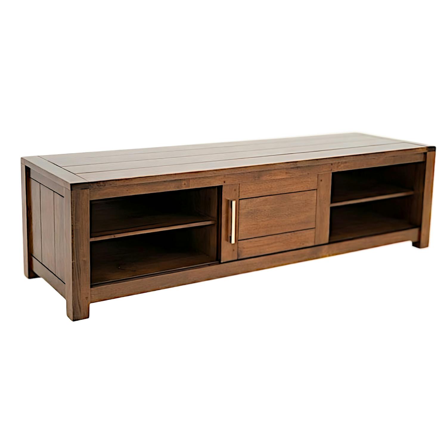 Meuble TV en bois massif - Style moderne