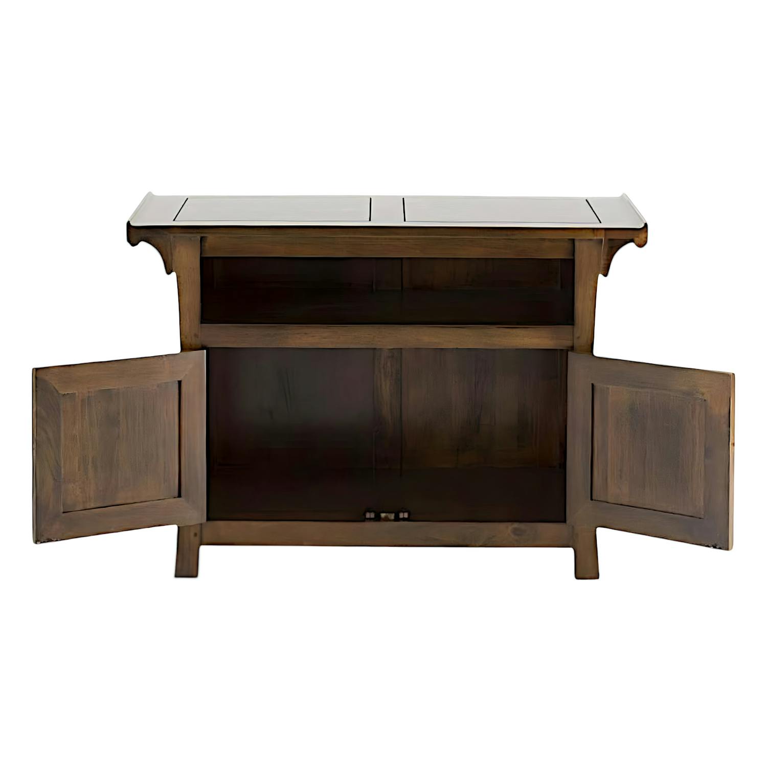 Meuble TV bois massif style colonial MAORI