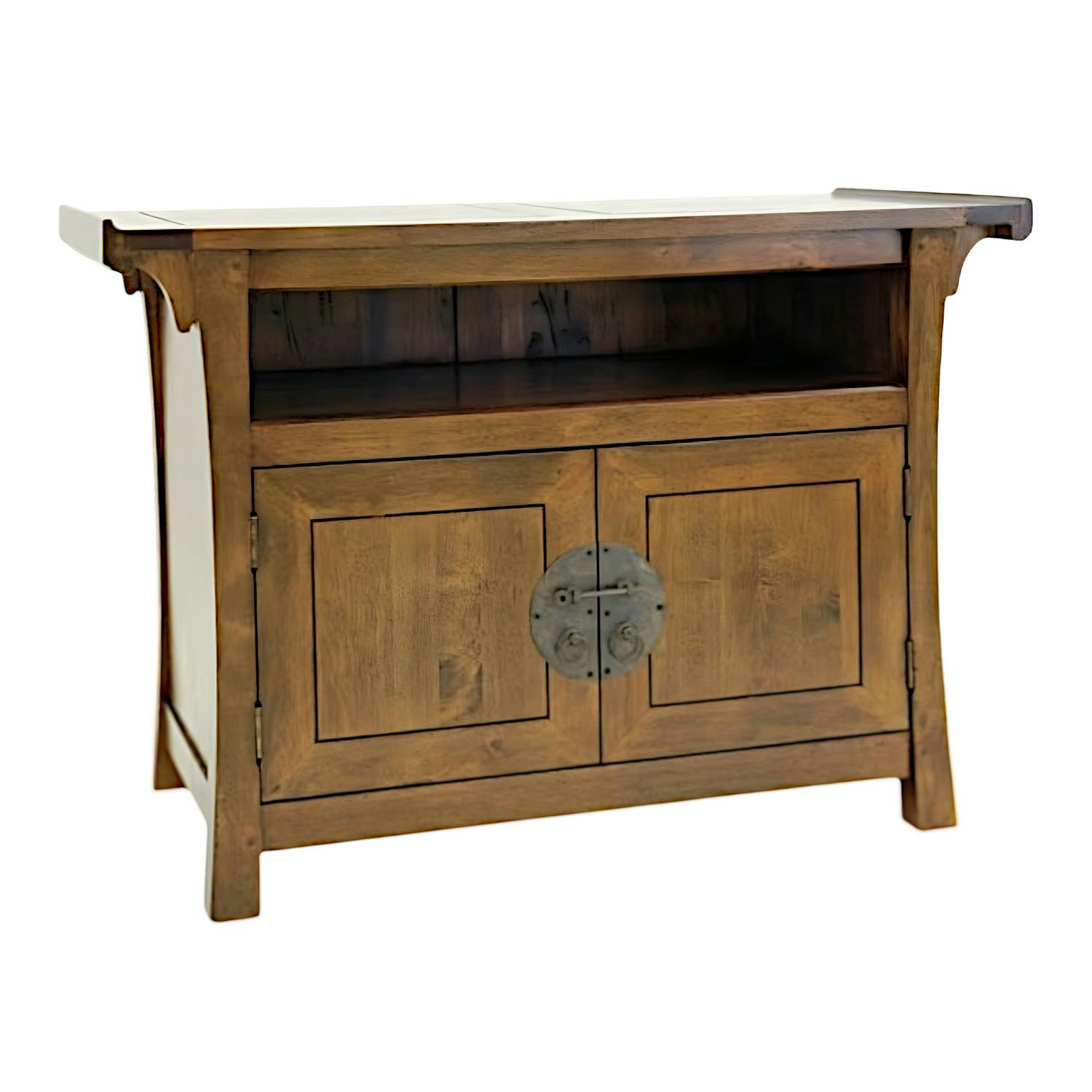 Meuble TV en bois massif - Style colonial