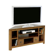 Meubles TV d'angle en bois massif - Style élégant