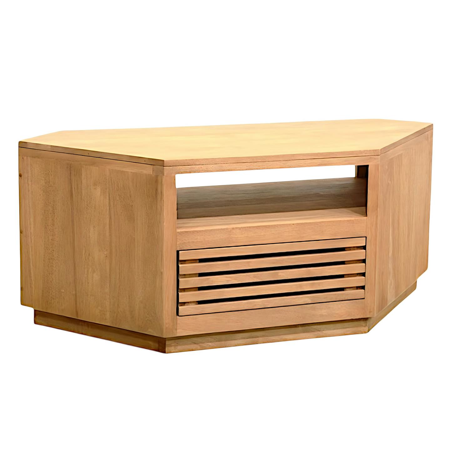 Meubles TV d'angle en bois massif - Style moderne