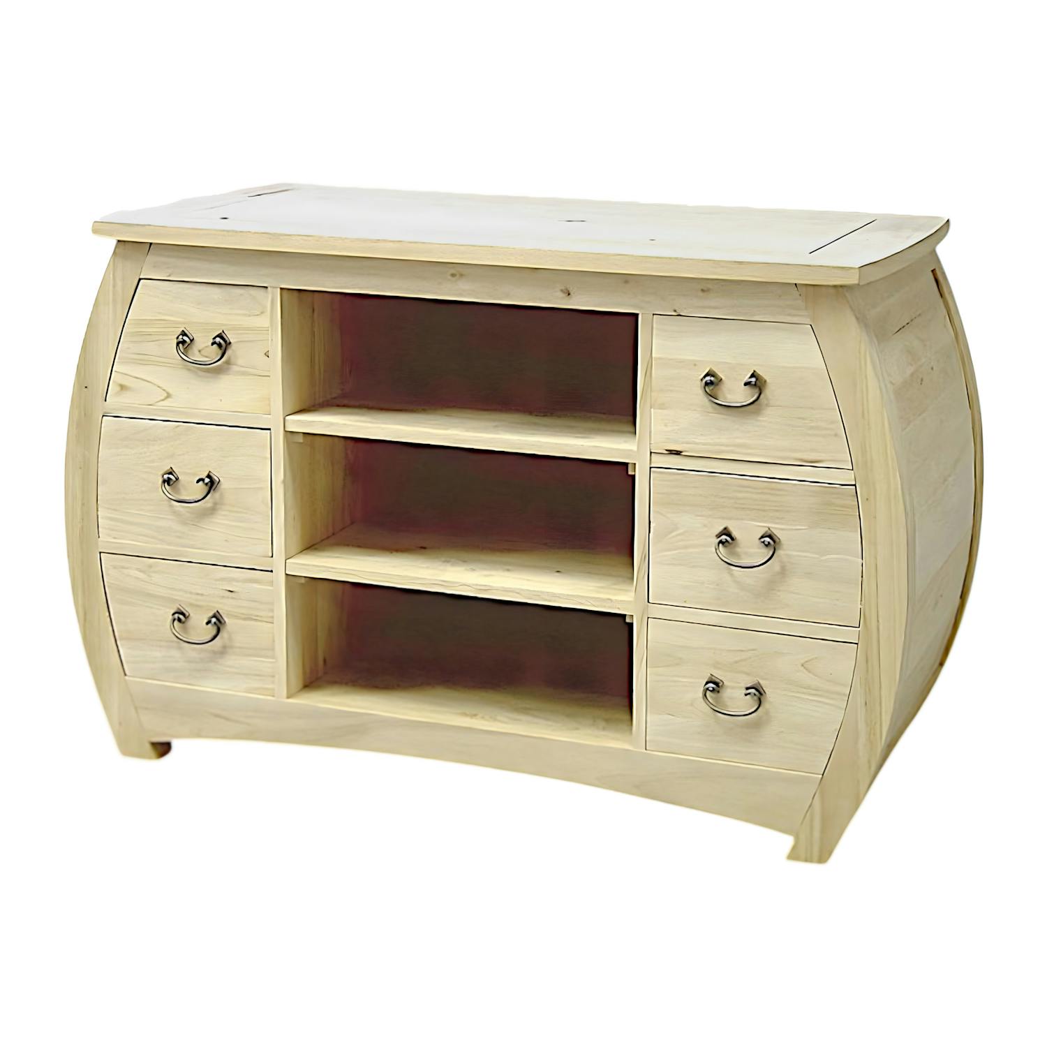Meuble TV en bois massif - Style moderne