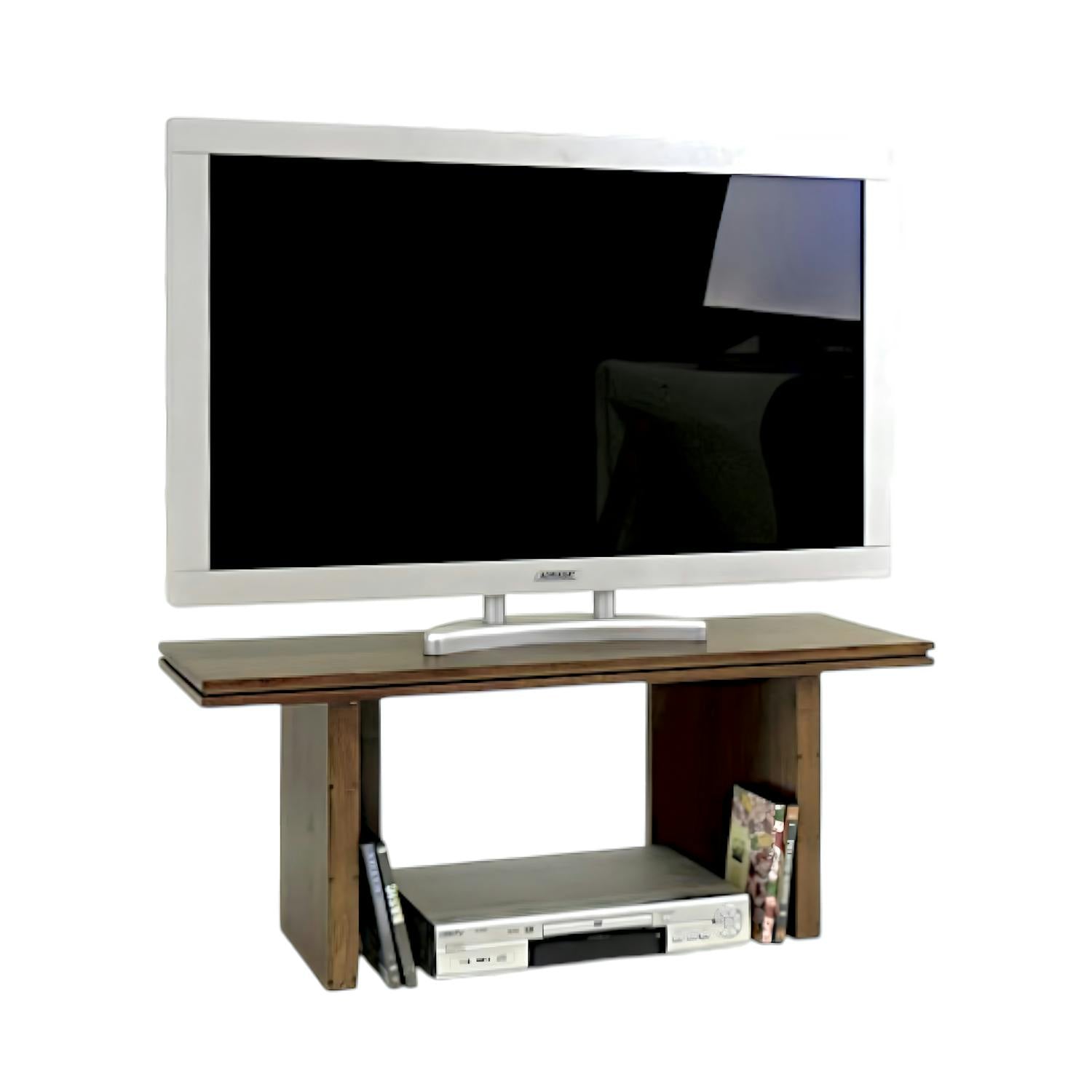 Meuble TV en bois massif - Style contemporain