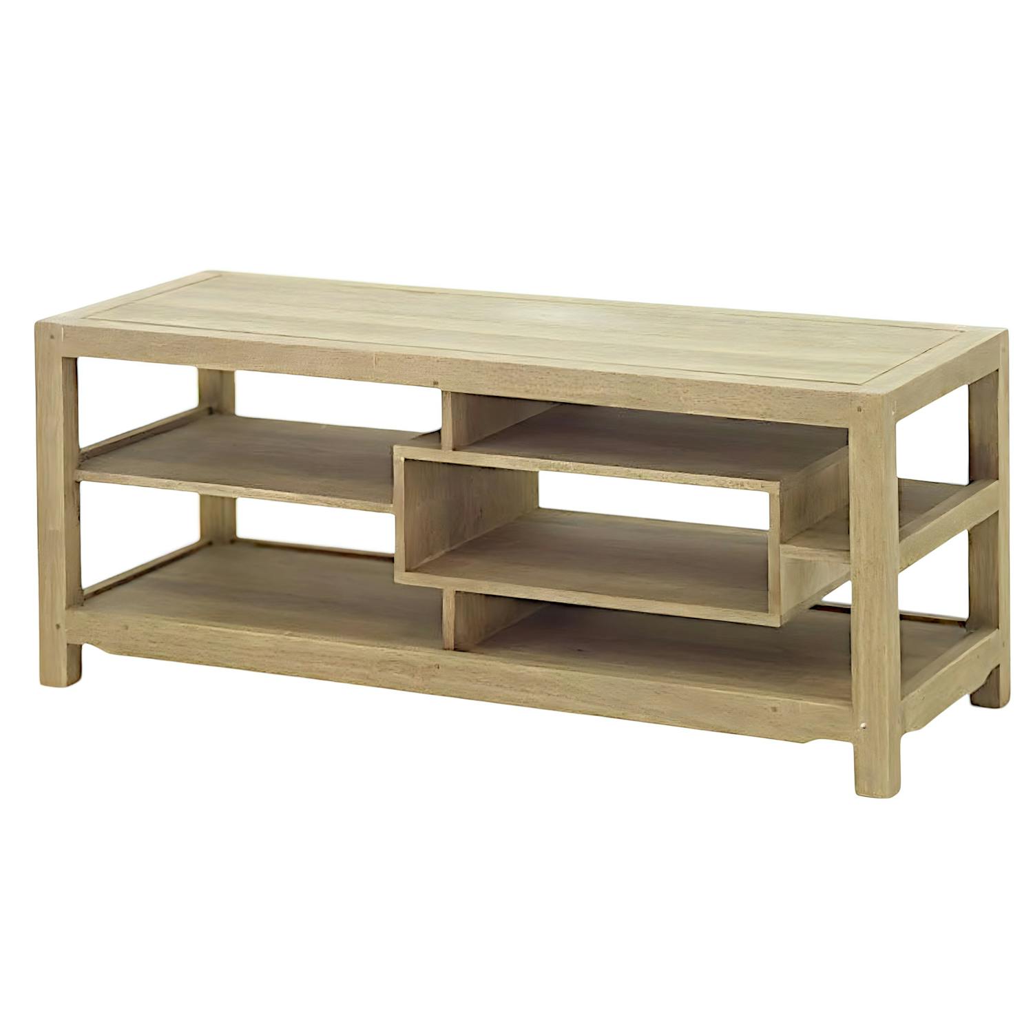 Meuble TV hévéa 120cm HELENA