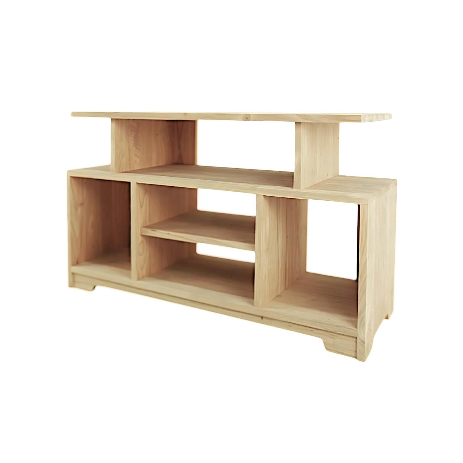Meuble TV hévéa 124cm HELENA