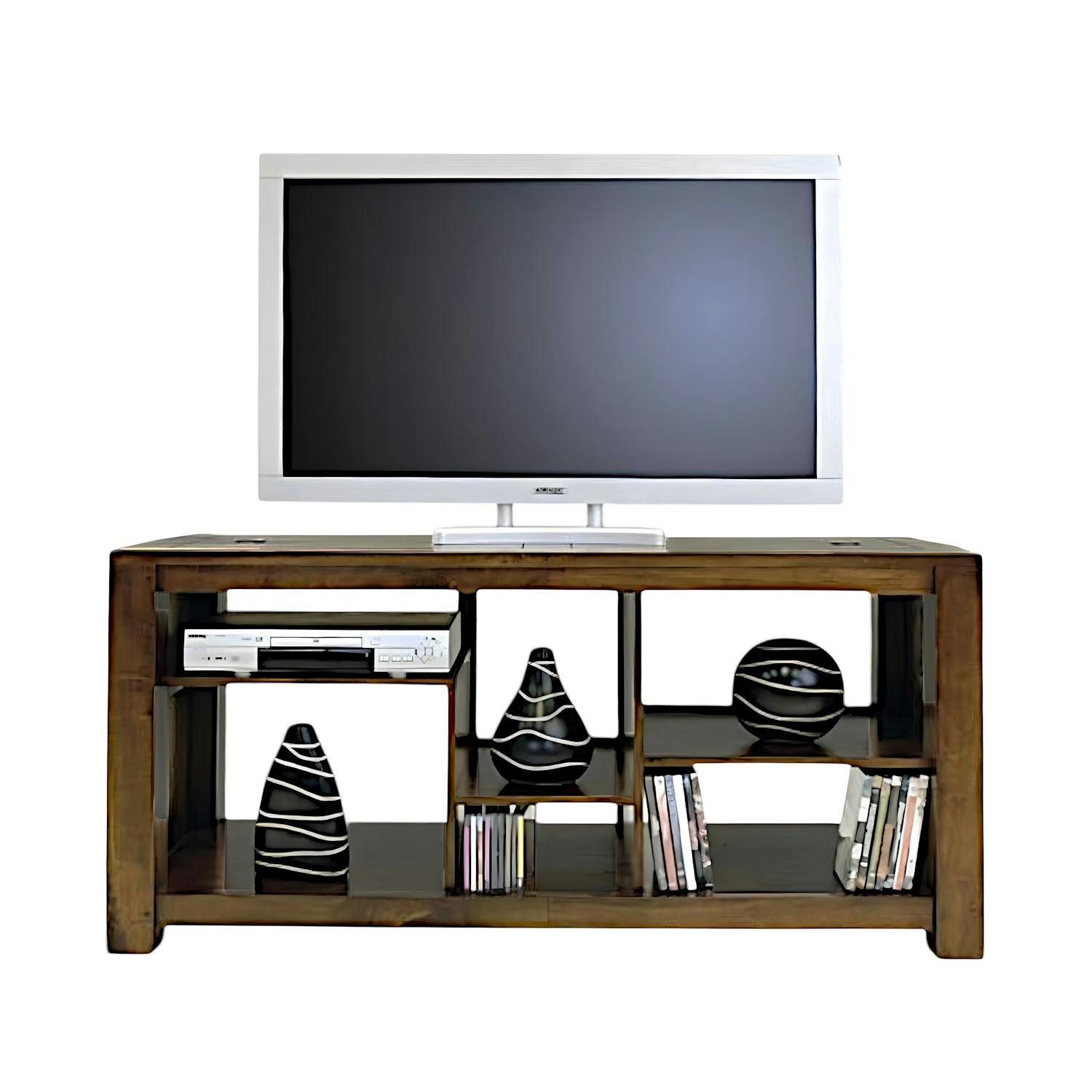 Meuble TV en bois massif - Style moderne