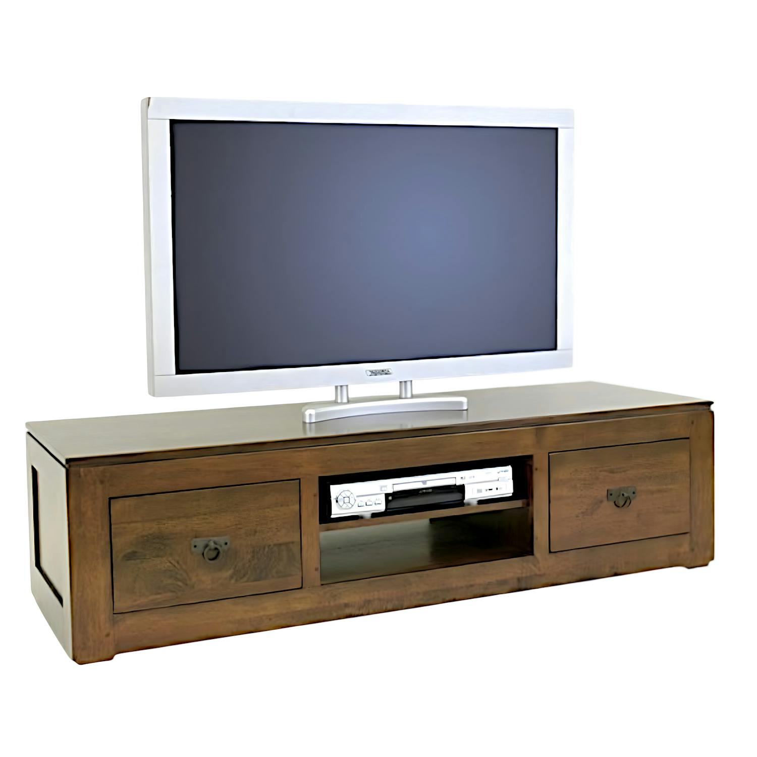 Meuble TV en Bois Massif - Style élégant