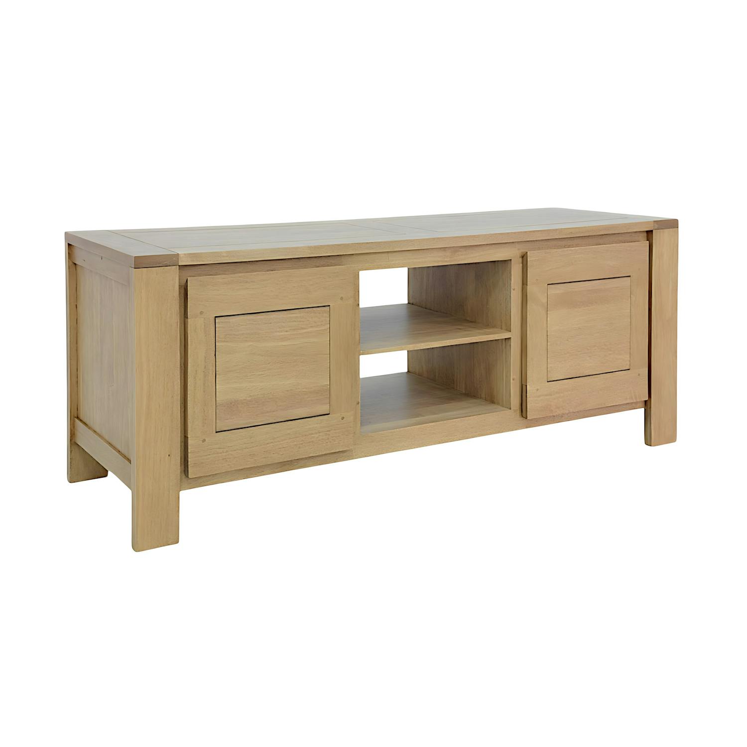 Meuble TV en bois massif - Style moderne