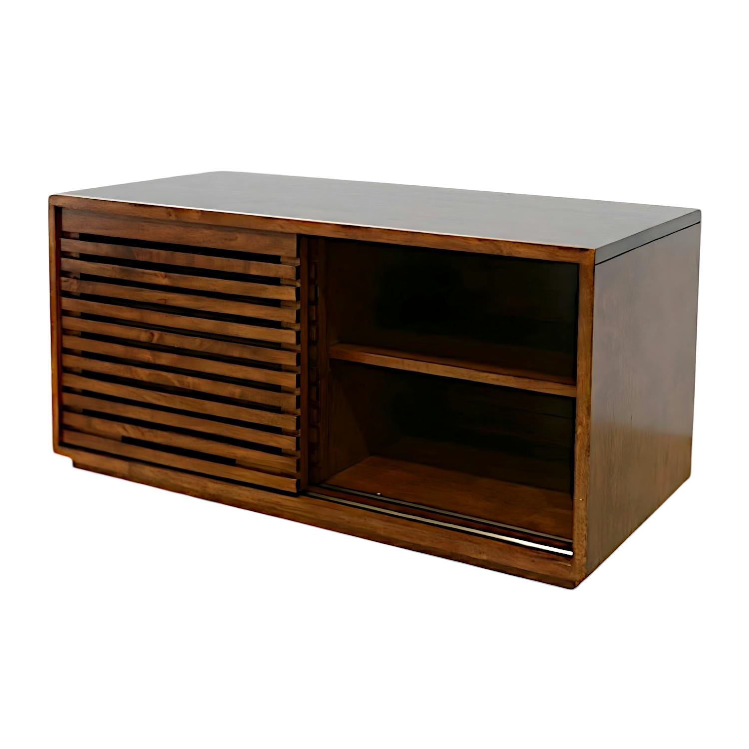 Meuble TV en bois massif - Style moderne