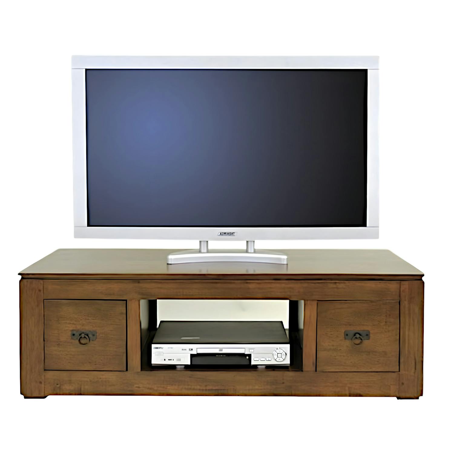 Meuble TV en Bois Massif - Style élégant