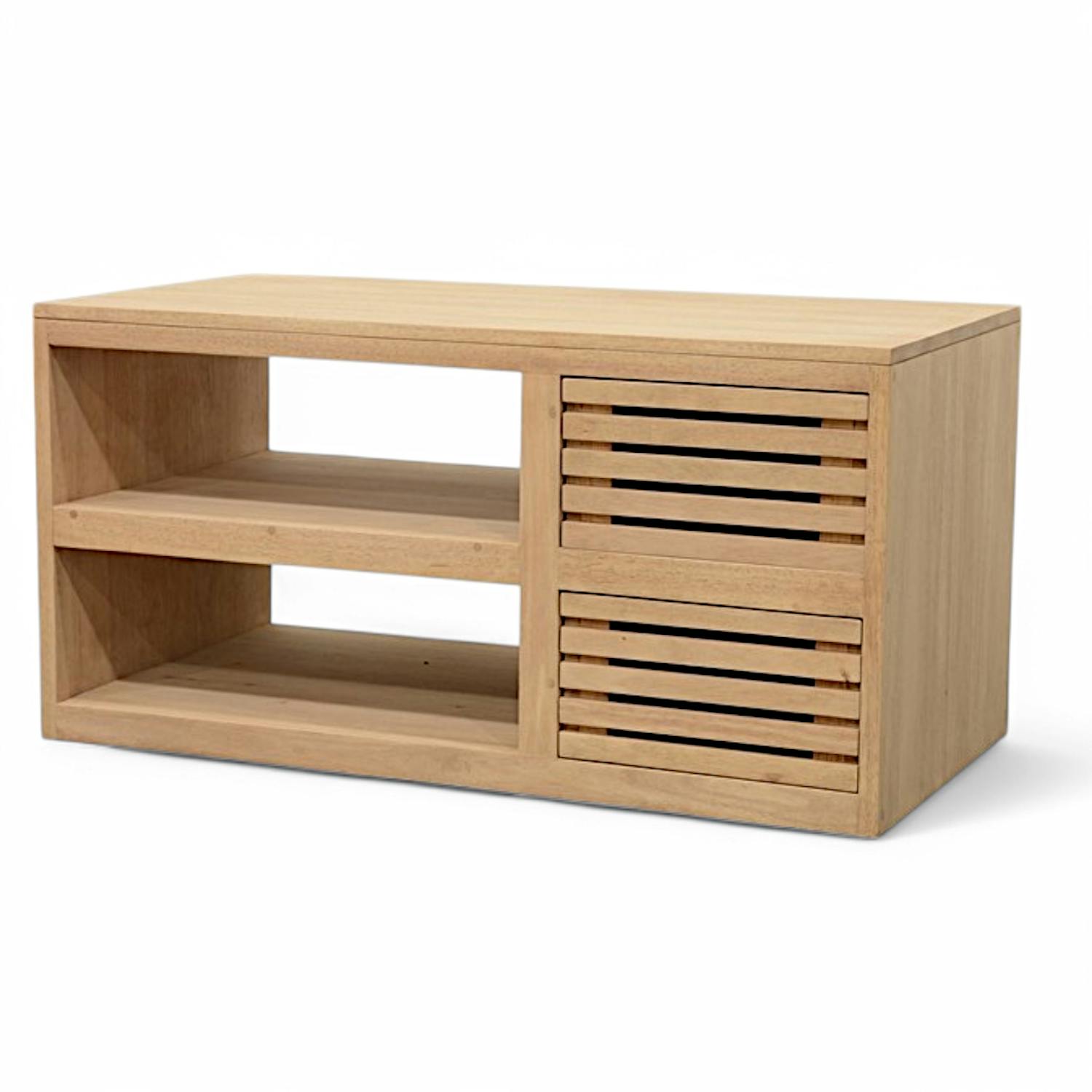 Meuble TV en bois massif - Style moderne
