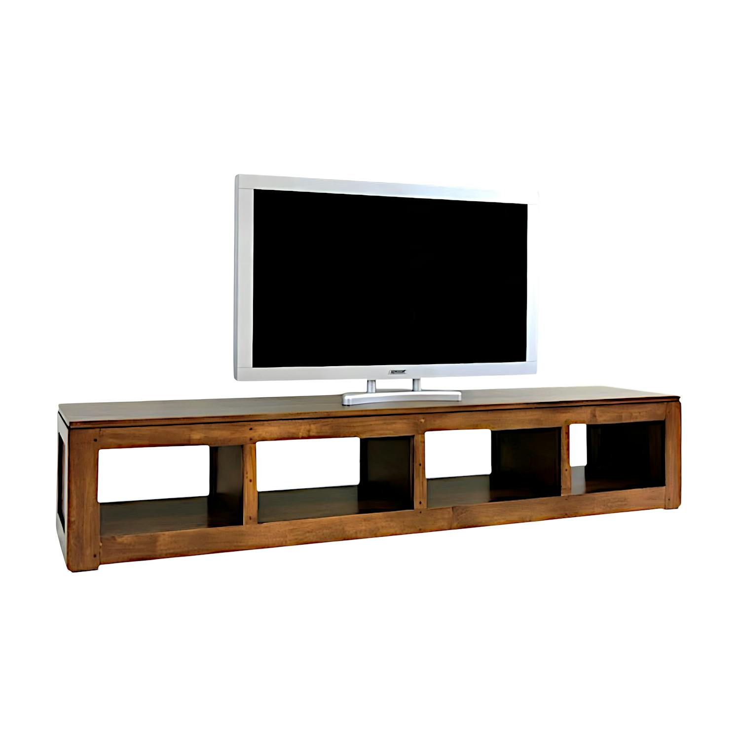 Meuble TV Bois Massif - Style contemporain