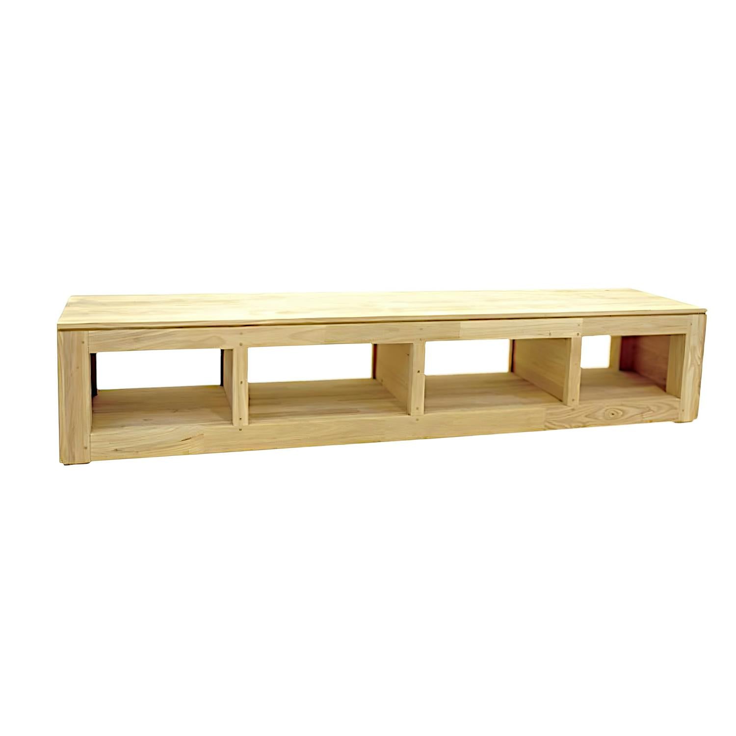 Meuble TV hévéa 200cm HELENA