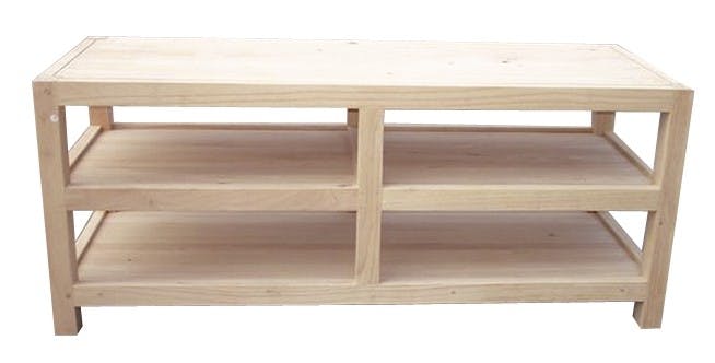 Meuble TV en bois massif - Style moderne