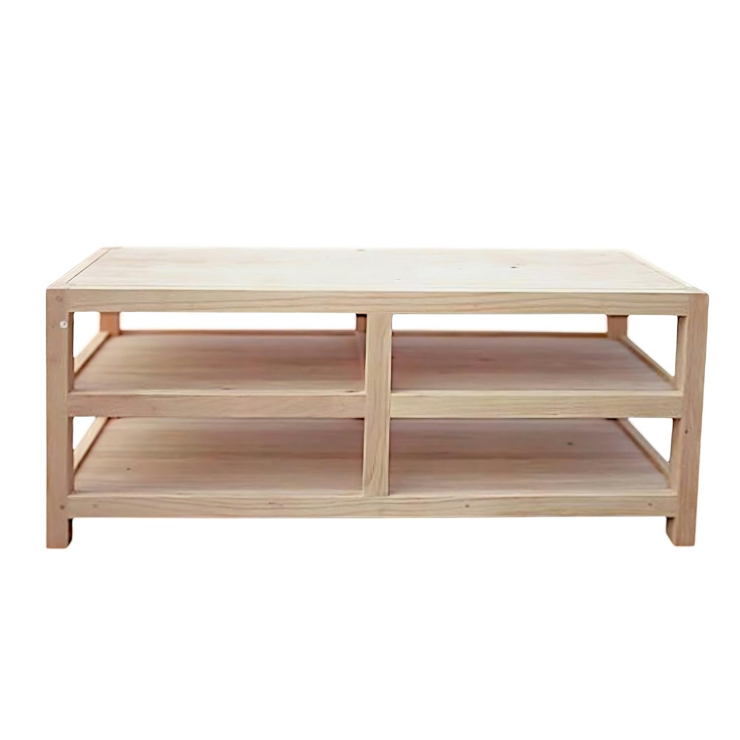 Meuble TV en bois massif - Style moderne