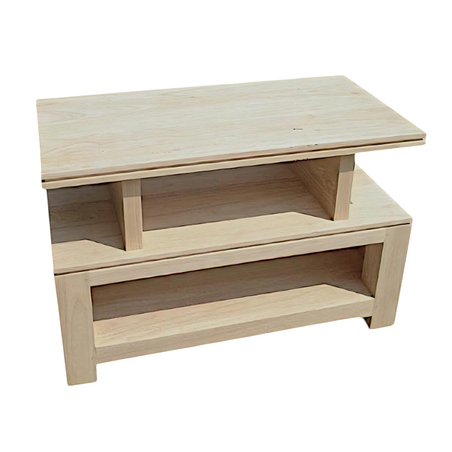 Meuble TV hévéa 90cm HELENA